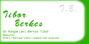 tibor berkes business card